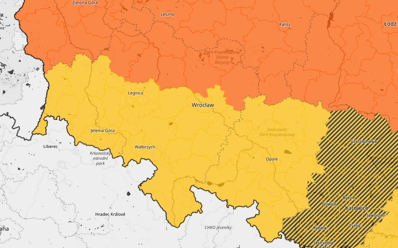 IMGW wydało ostrzeżenia dla Dolnego Śląska. Warunki na drogach będą trudne!