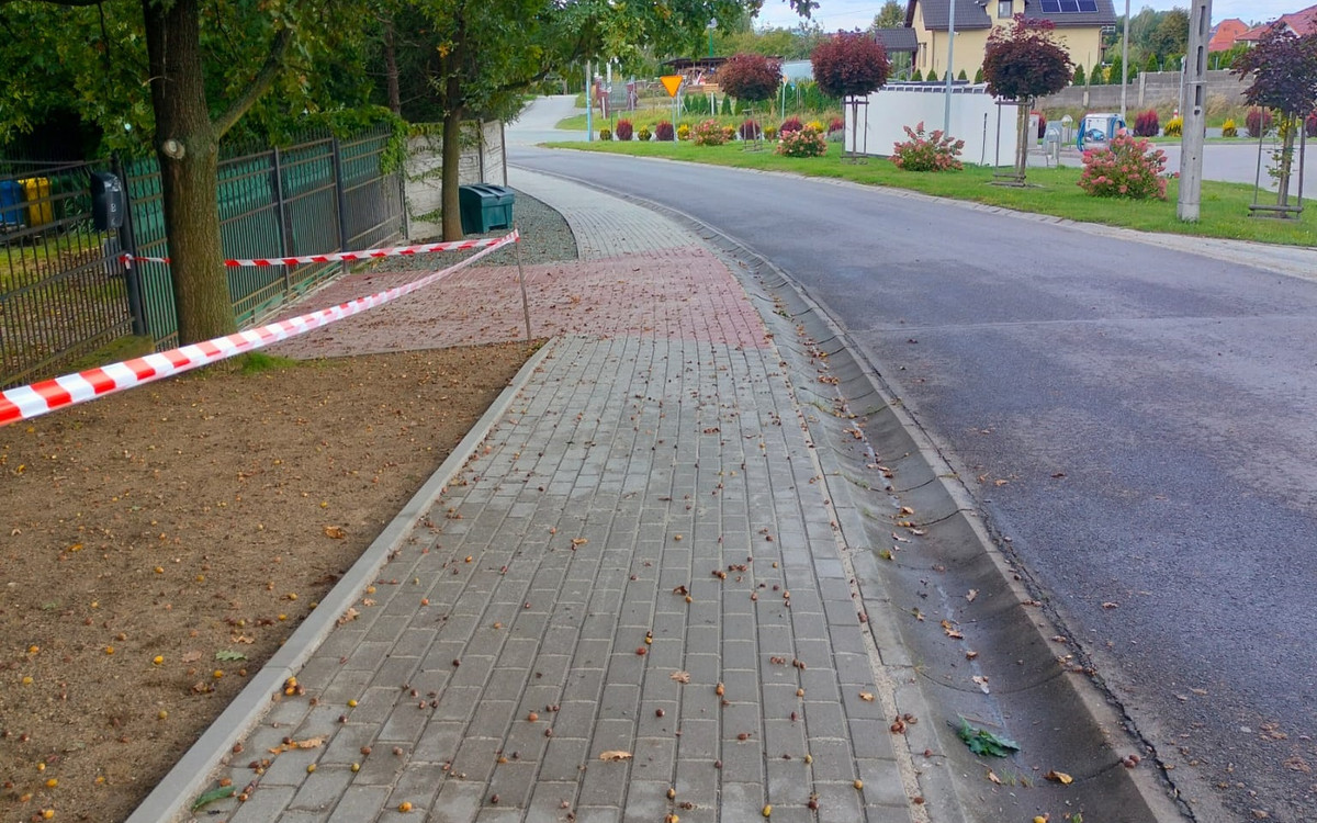 W Jordanowie Śląskim będzie bezpieczniej. Przy Suchowickiej zrobili chodnik
