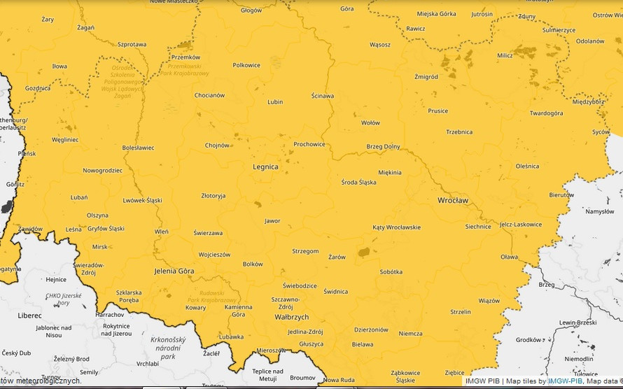 IMGW wydało ostrzeżenia – będzie ślisko na dolnośląskich drogach!