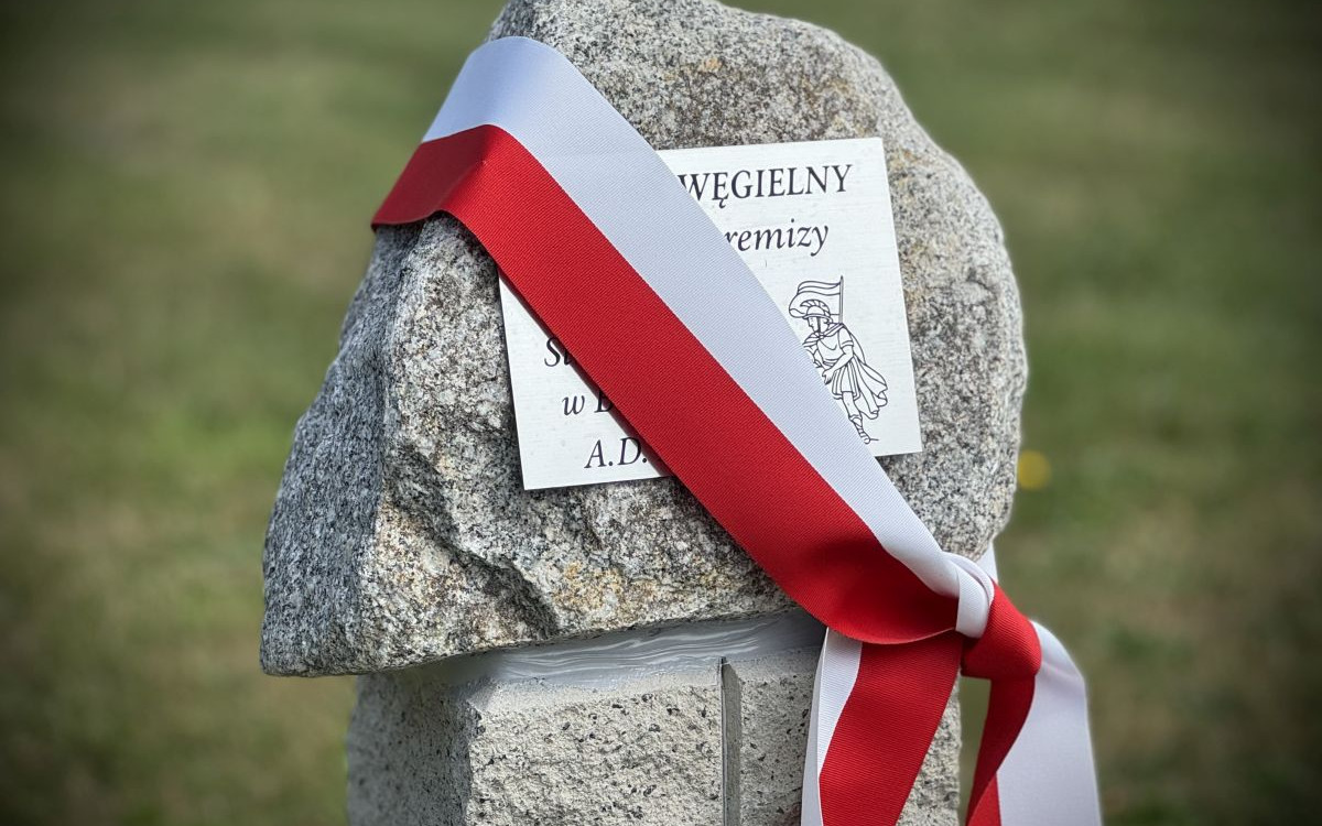Kamień węgielny pod budowę nowej remizy w Brunowie