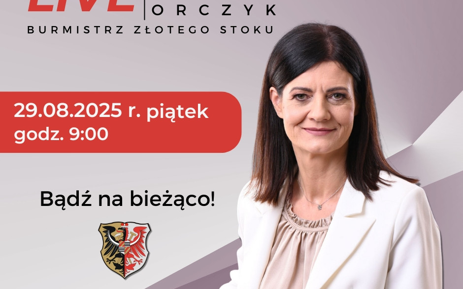 Kolejna okazja do rozmowy z burmistrz Złotego Stoku w sieci