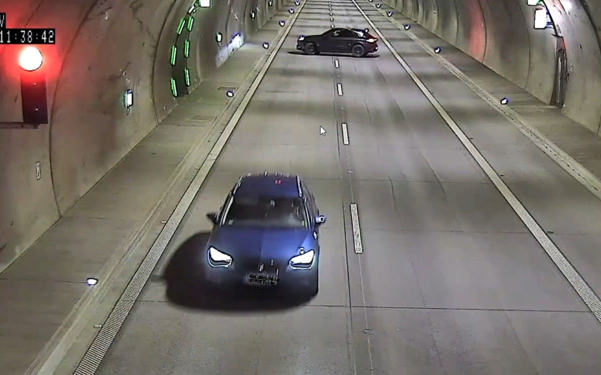 Zablokowali tunel na S3 bo… zawrócili w trakcie jazdy