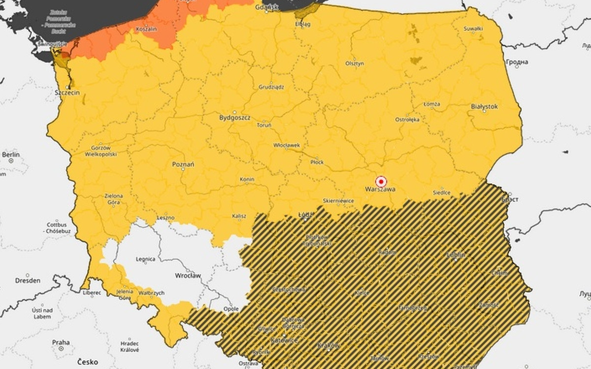 IMGW ostrzega – będzie ślisko w południowej części województwa