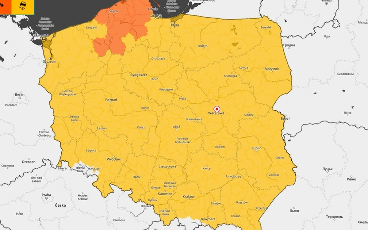 Pogoda znów nie odpuszcza. Na drogach w całym kraju będzie ślisko