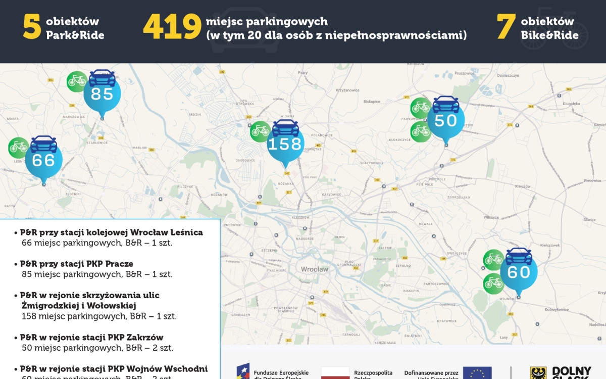 Będzie więcej miejsc parkingowych na terenie Wrocławia