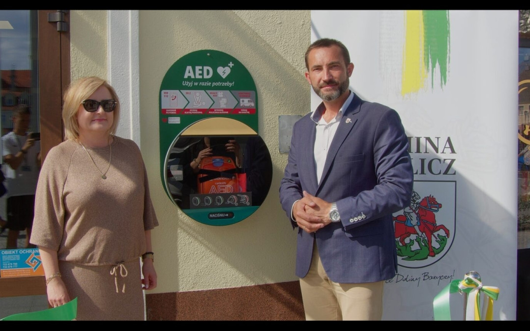 Każda minuta ma znaczenie. AED dla mieszkańców Gminy Milicz!
