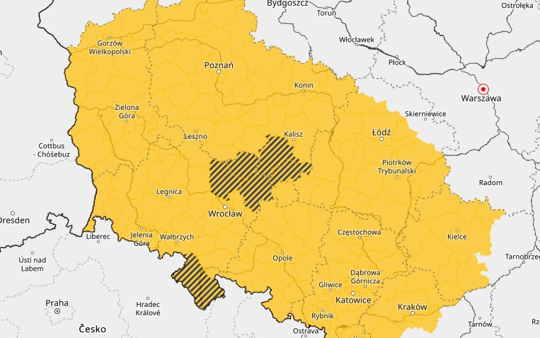 IMGW wydało ostrzeżenia. Będzie wiało na całym Dolnym Śląsku!