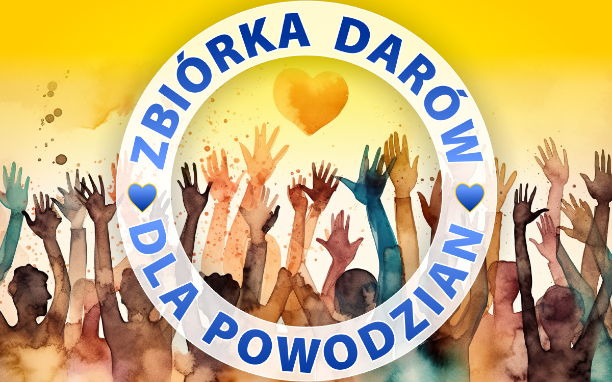 Zbiórka darów dla poszkodowanych przez powódź