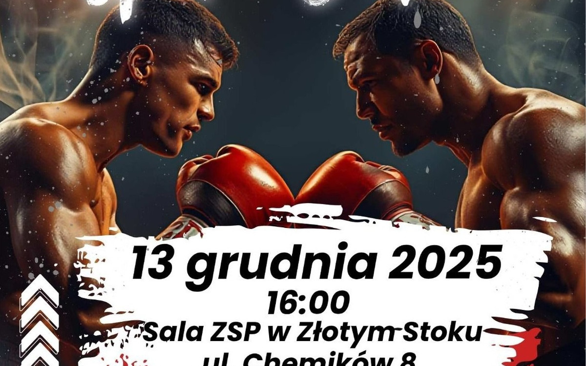 Złoty Stok szykuje sportowe emocje. Charytatywna Gala Boksu już 13 grudnia