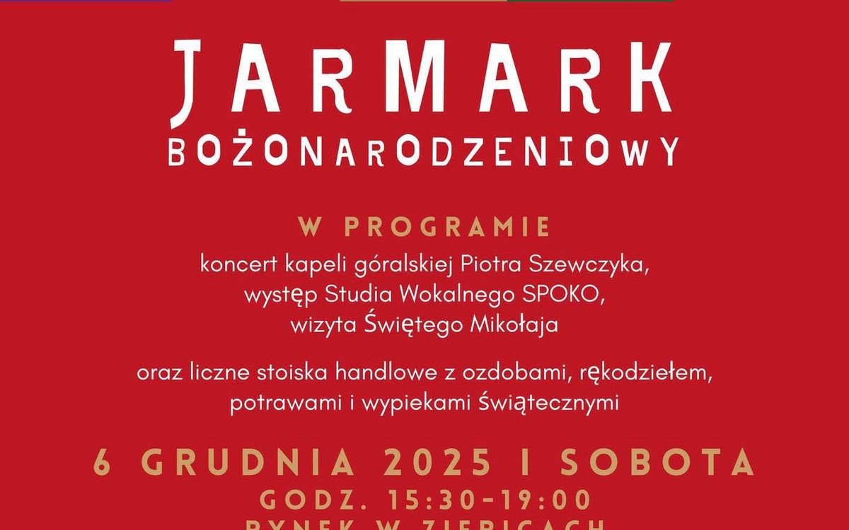 Ziębicki Jarmark Bożonarodzeniowy już w tę sobotę