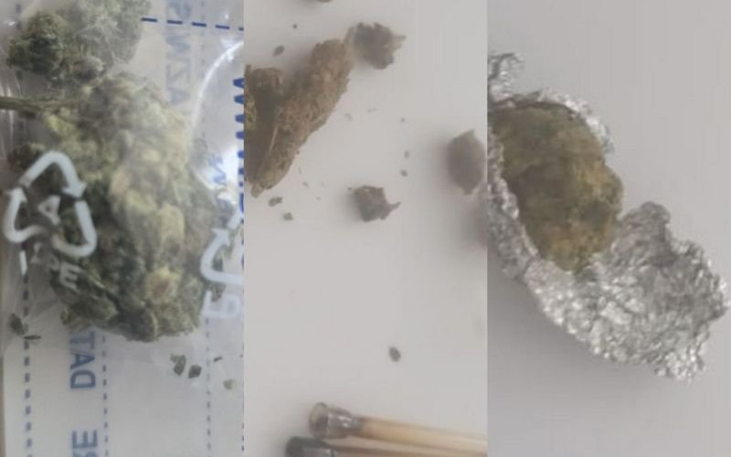 Odwiedził kolegę z narkotykami, kiedy jego mieszkanie przeszukiwała policja