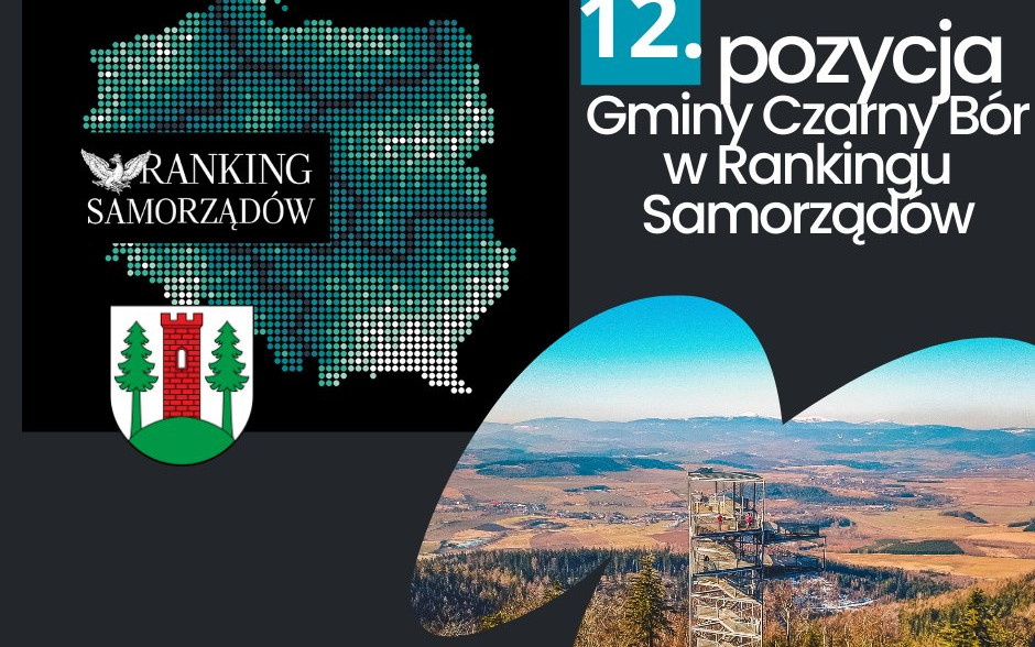 Gmina Czarny Bor wysoko w rankingu „Rzeczpospolitej”!