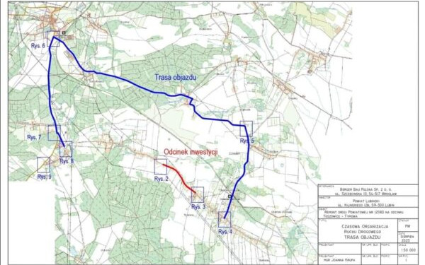 Zmiany w organizacji ruchu na trasie Toszowice – Tymowa