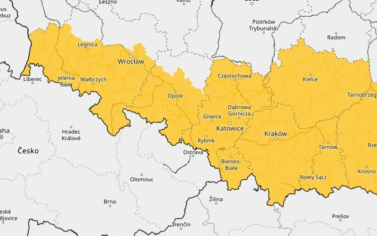 Burze na Dolnym Śląsku. Idzie załamanie pogody w regionie