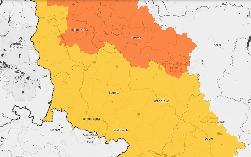 Będzie ślisko. IMGW wydało kolejne ostrzeżenia dla Dolnego Śląska