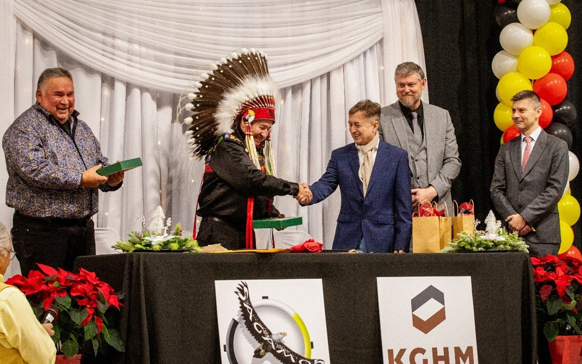 Jest porozumienie między KGHM International LTD. i ludnością rdzenną Sagamok Anishnawbek