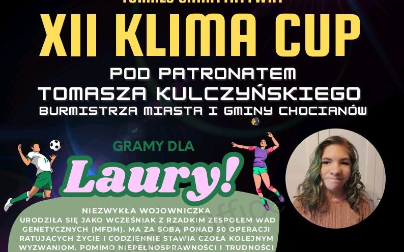 XII Klima Cup – Gramy dla Laury. Charytatywny turniej w Chocianowie