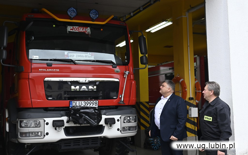 Strażacy z Gminy Lubin gotowi do akcji. Zakończyli przegląd samochodów