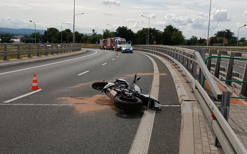 Tragiczny wypadek motocyklisty. Policja apeluje o rozwagę na drodze