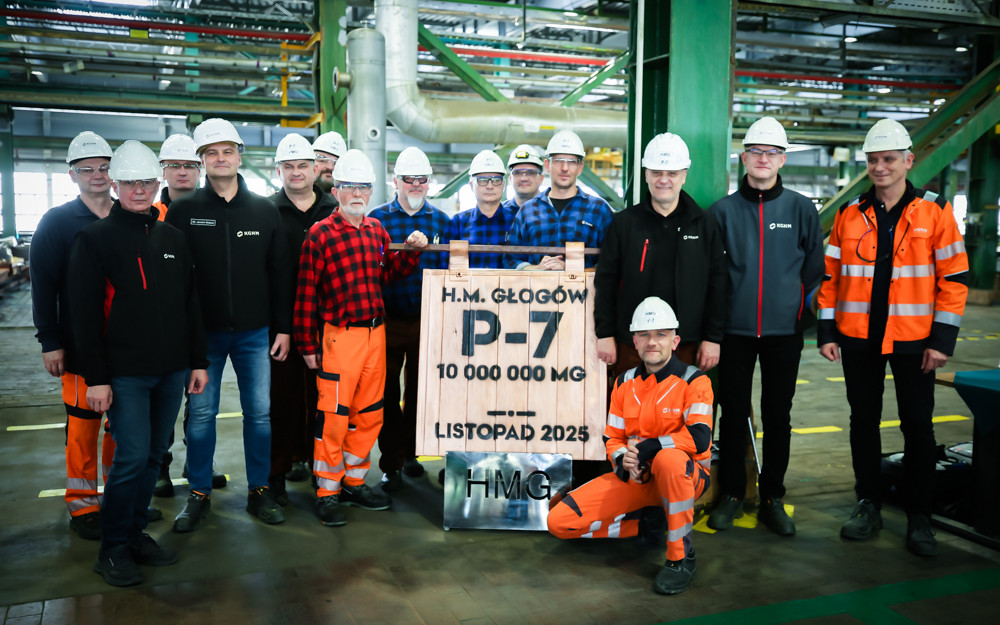 10 milionów ton miedzi w głogowskiej hucie