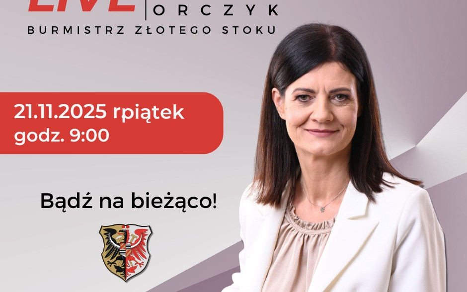 Spotkanie online z burmistrz Grażyną Orczyk. Transmisja już 21 listopada
