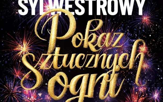 Sylwester w Polkowicach z pokazem sztucznych ogni