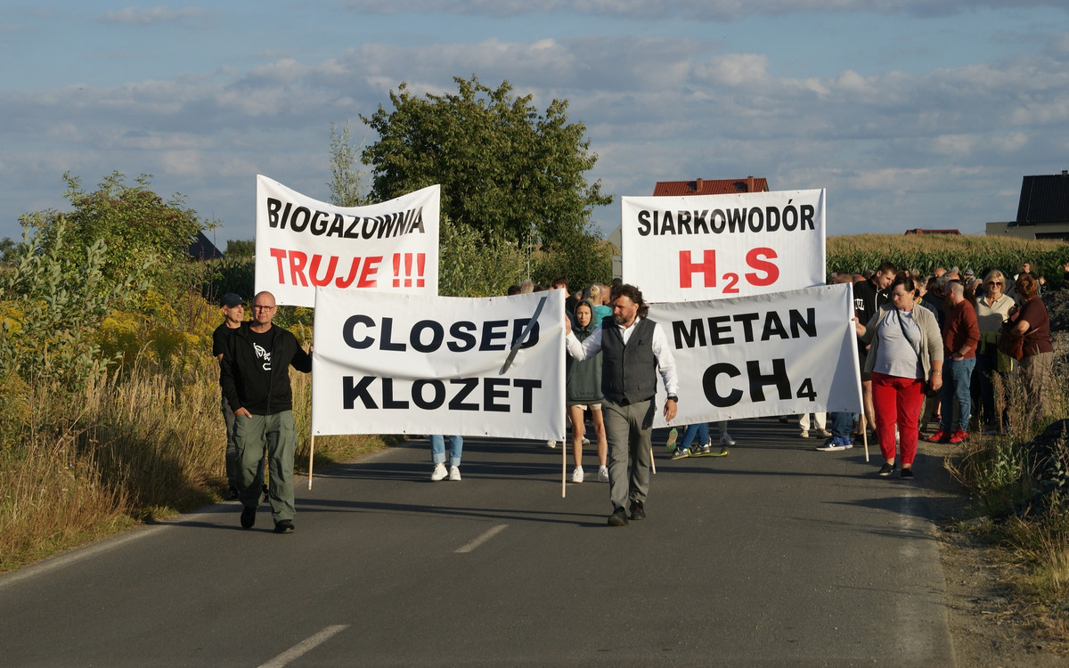Protest w Łagiewnikach. Biogazownia odpowiada na zarzuty mieszkańców