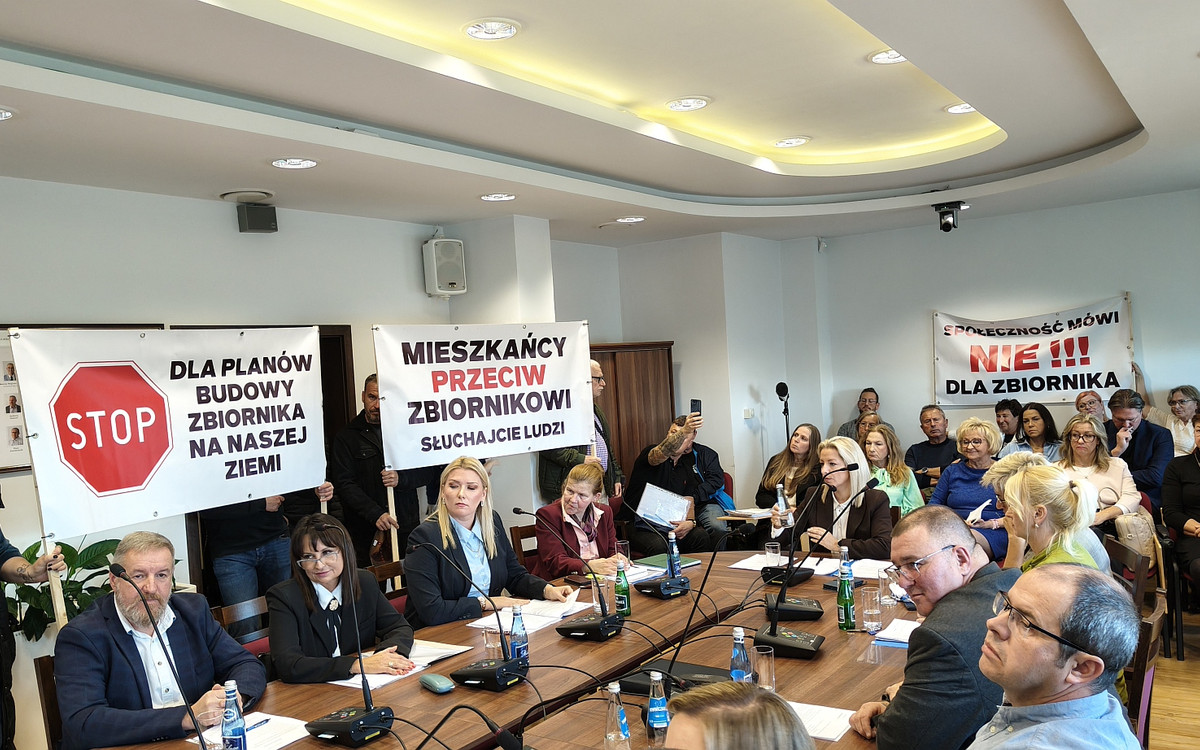 Mieszkańcy nie chcą zbiornika retencyjnego pod domami