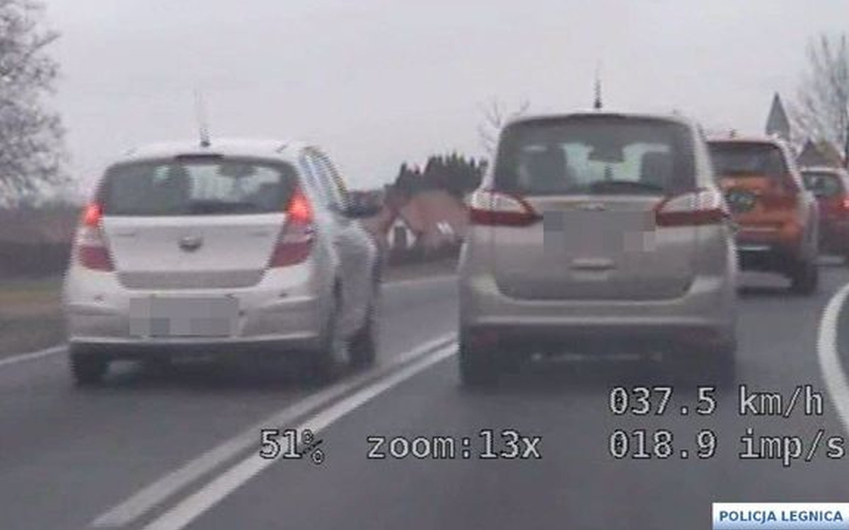 2300 zł mandatu i 36 punktów karnych. Po przejażdżce stracił prawko