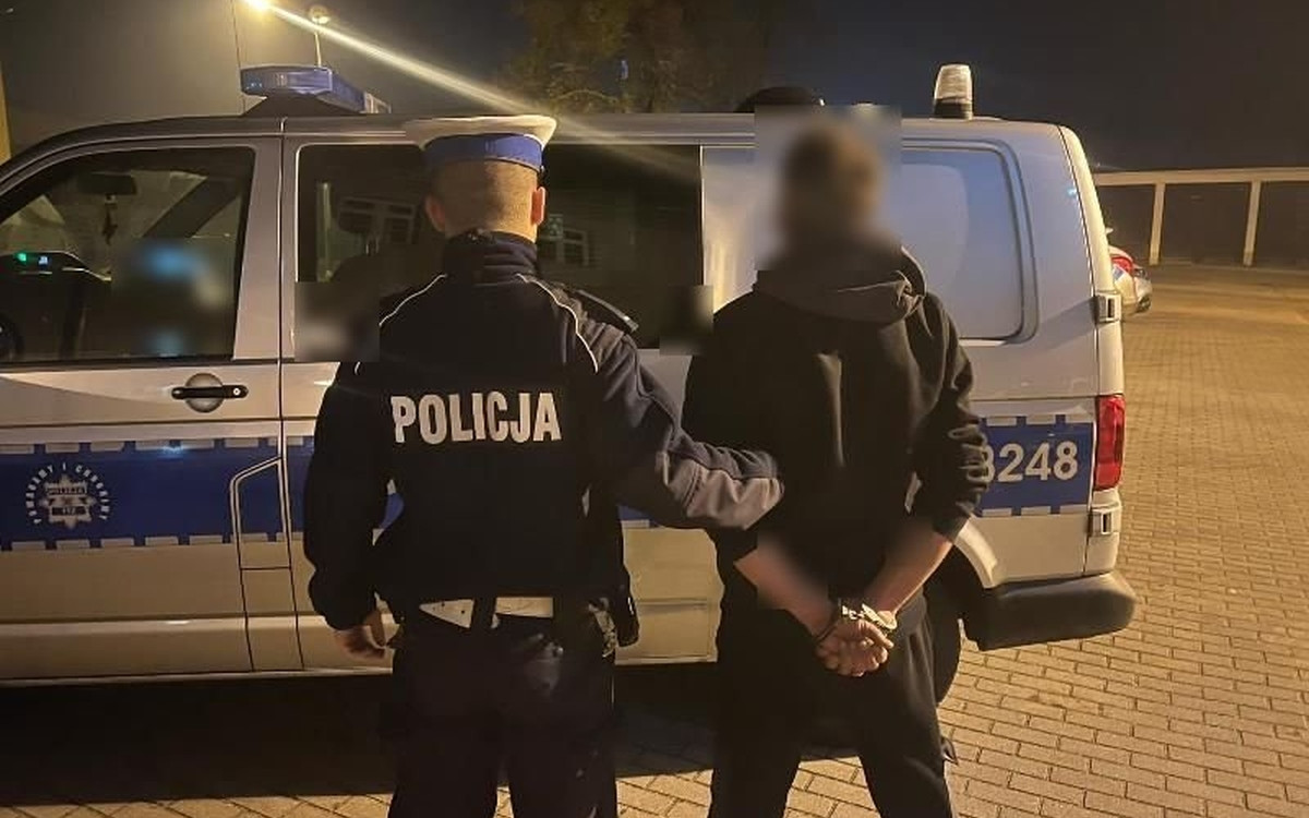 Poszukiwany listem gończym wpadł w ręce policji bo nie miał zapiętych pasów